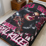 You Inspire My Inner Serial Killer - Velveteen Plush Blanket - Cozy Decorative Throw for Home