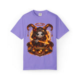 Fiery Sagittarius Skull Archer T-shirt | Zodiac Archer Graphic Tee