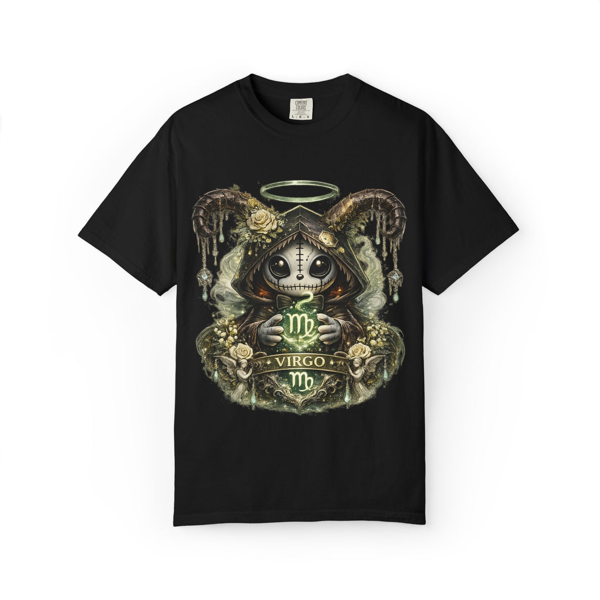Virgo Grim Reaper Zodiac Tee | Virgo T-shirt, Astrology Sign Graphic