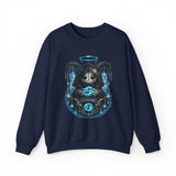 Cancer Zodiac Grim Reaper Illustration Sweatshirt | Astrology, Night Sky