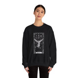 Tarot Angel Illustration Sweatshirt | Mystic Celestial Graphic Crewneck