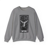 Tarot Angel Illustration Sweatshirt | Mystic Celestial Graphic Crewneck