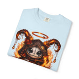 Fiery Sagittarius Skull Archer T-shirt | Zodiac Archer Graphic Tee