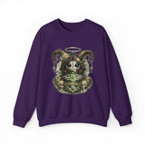 Virgo Gothic Angel Skull Virgo Crewneck Sweatshirt | Astrology Zodiac