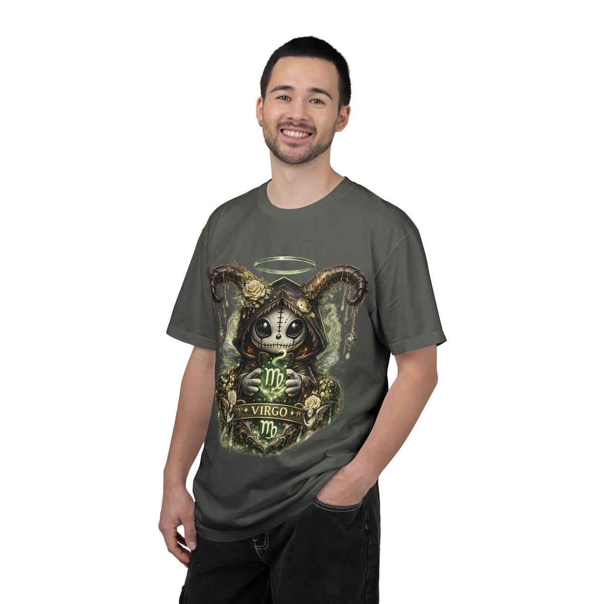 Virgo Grim Reaper Zodiac Tee | Virgo T-shirt, Astrology Sign Graphic