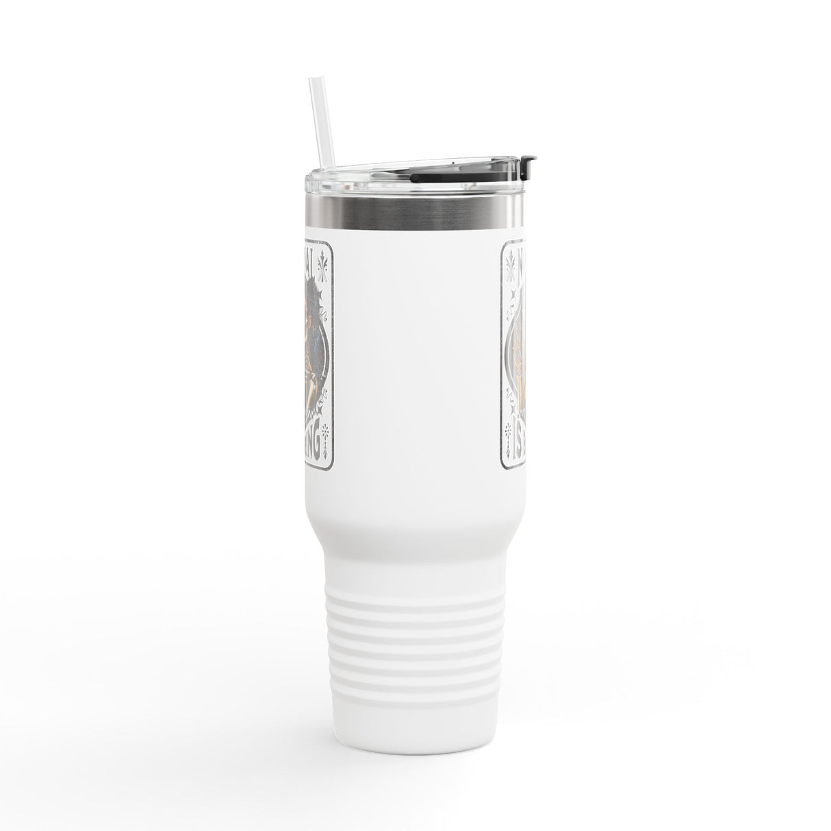 "Normal is Boring" Insulated Travel Mug, 40oz - Fun & Unique Design for Coffee Lovers