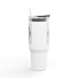 "Normal is Boring" Insulated Travel Mug, 40oz - Fun & Unique Design for Coffee Lovers