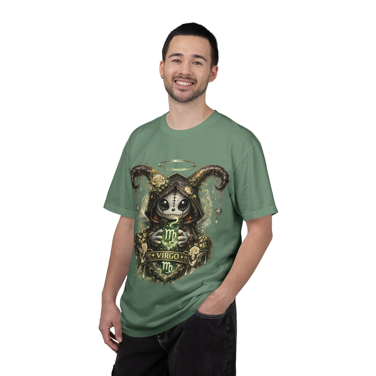 Virgo Grim Reaper Zodiac Tee | Virgo T-shirt, Astrology Sign Graphic