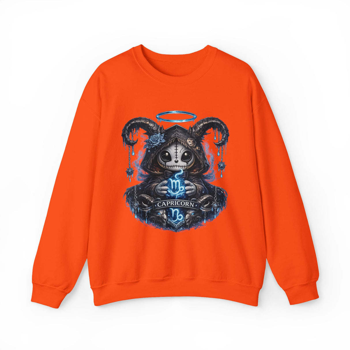 Capricorn Grim Reaper Zodiac sweatshirt | Cute Gothic Astrology Hoodie Alternative