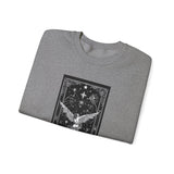 Tarot Angel Illustration Sweatshirt | Mystic Celestial Graphic Crewneck