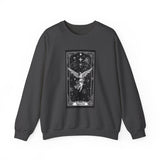 Tarot Angel Illustration Sweatshirt | Mystic Celestial Graphic Crewneck