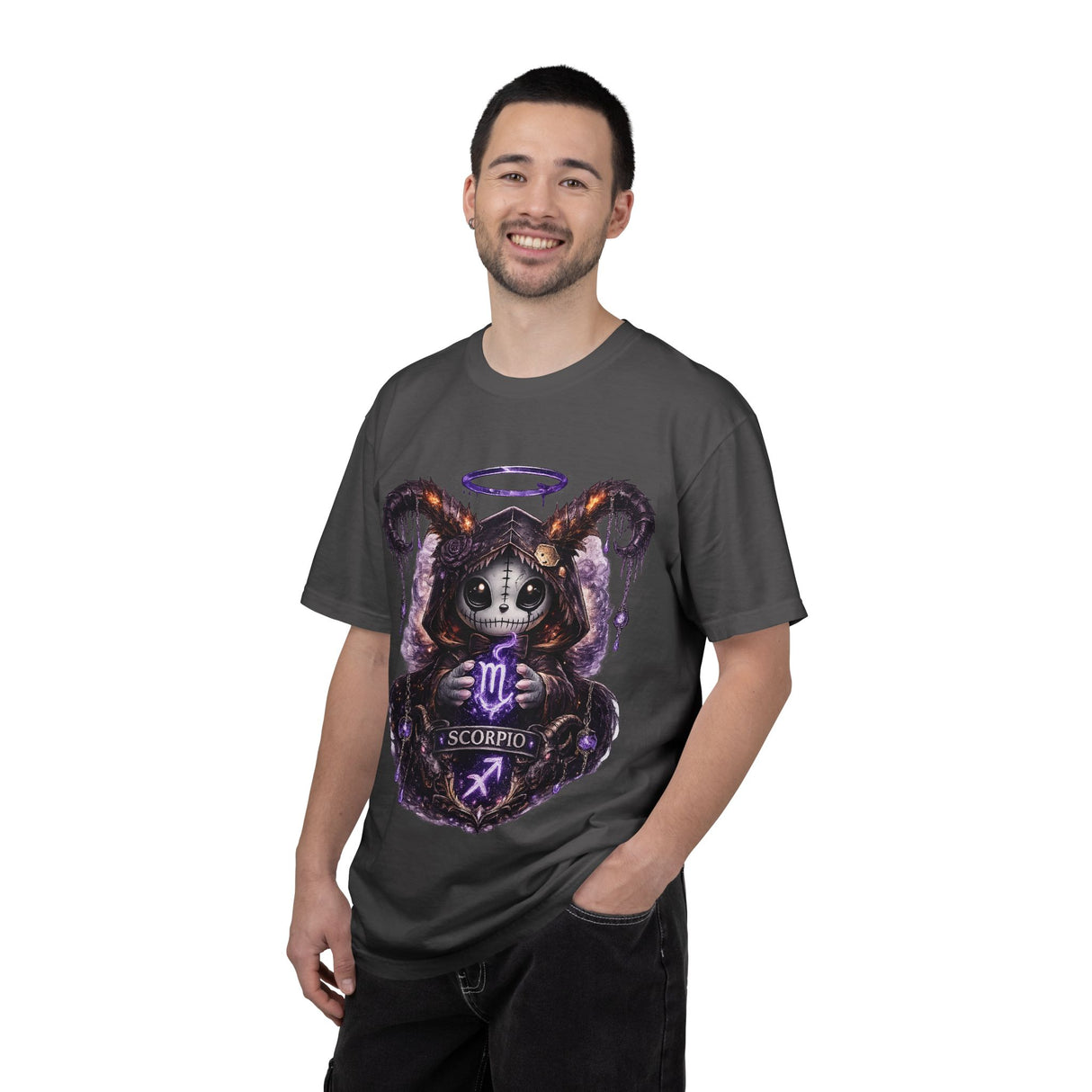 Scorpio Skeleton Mystic T-shirt | Zodiac Scorpio Graphic Tee
