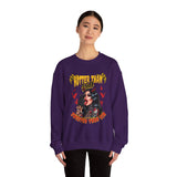 Hotter Than Hell Sweeter Than Sin Sweatshirt | Retro Tattoo Vampire, Gothic Horror