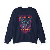 Dream Maker Skeleton with Wings Crewneck Sweatshirt | Gothic Rock Graphic