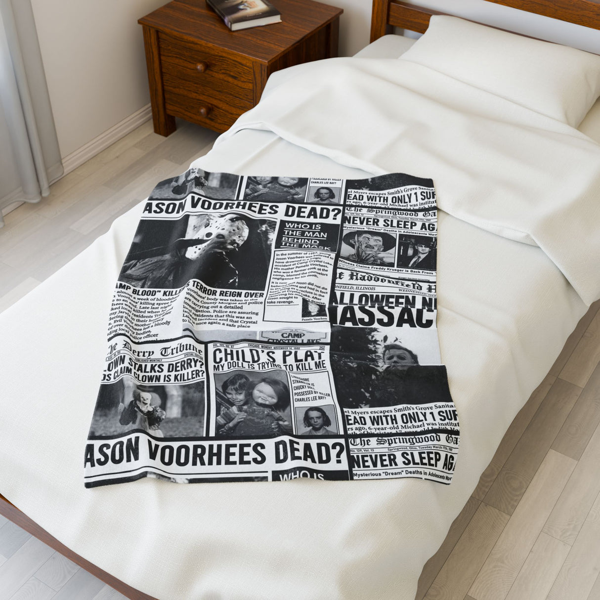 Witchcraft Runs in These Thighs Velveteen Plush Blanket