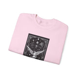 Tarot Angel Illustration Sweatshirt | Mystic Celestial Graphic Crewneck