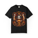 Leo Zodiac Demon Doll T-Shirt | Astrological Sagittarius Skull Illustration