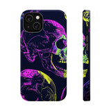 Neon Skull THREE -  Magnetic Tough Cases - Edgy Phone Protection for Bold Style