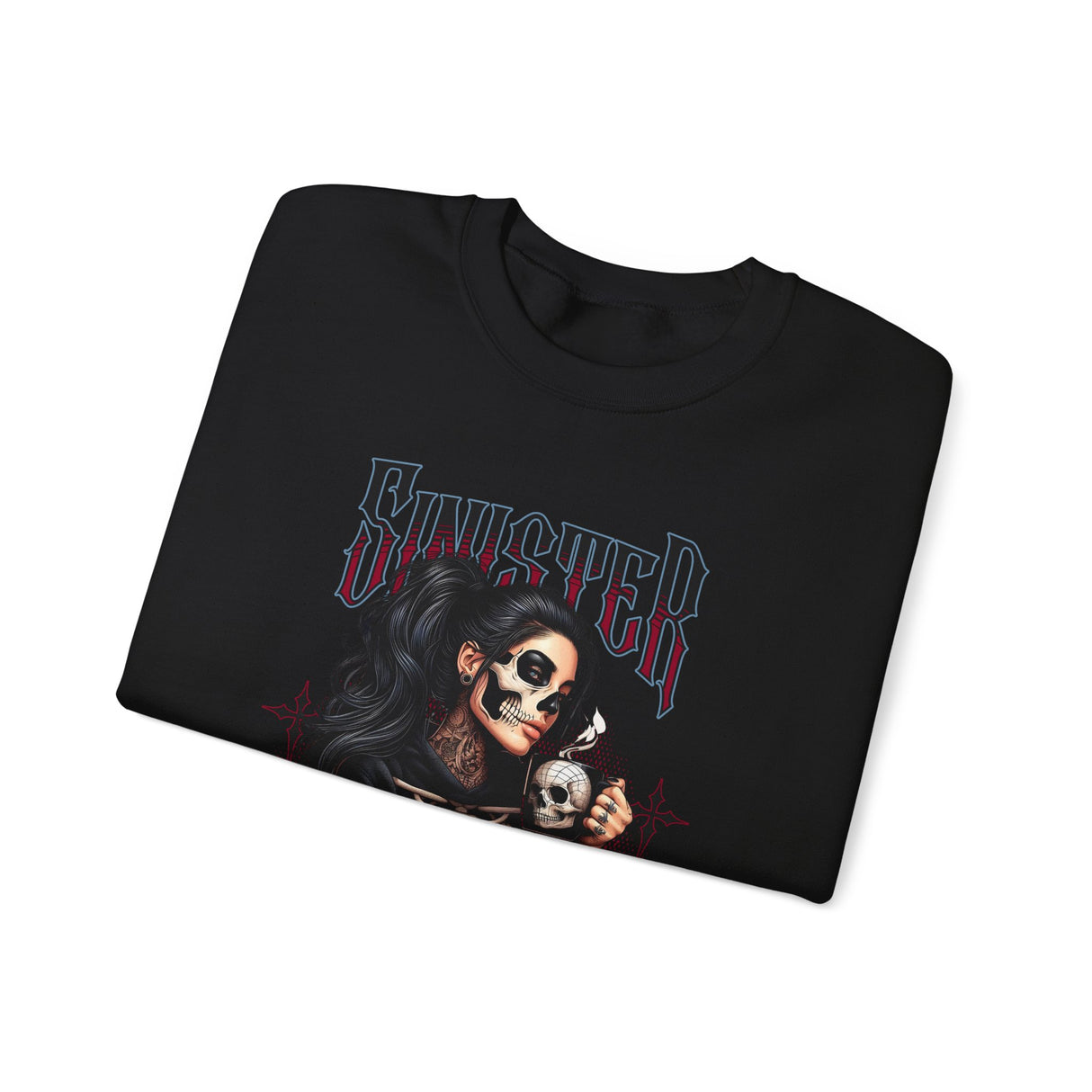 Sinister Soul Skull Woman sweatshirt | Gothic Skeleton Design