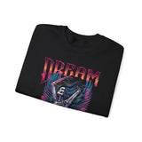 Dream Maker Skeleton with Wings Crewneck Sweatshirt | Gothic Rock Graphic