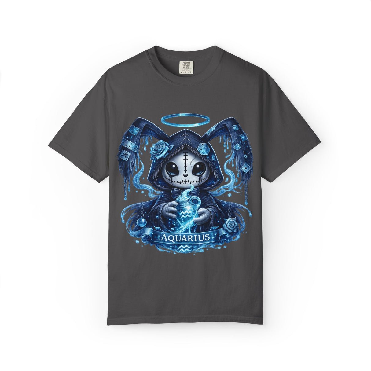 Aquarius Grim Reaper Zodiac shirt | T-Shirt