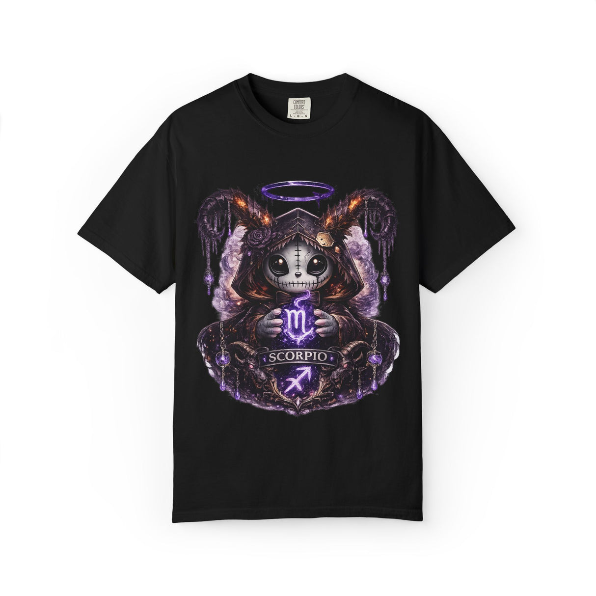 Scorpio Skeleton Mystic T-shirt | Zodiac Scorpio Graphic Tee