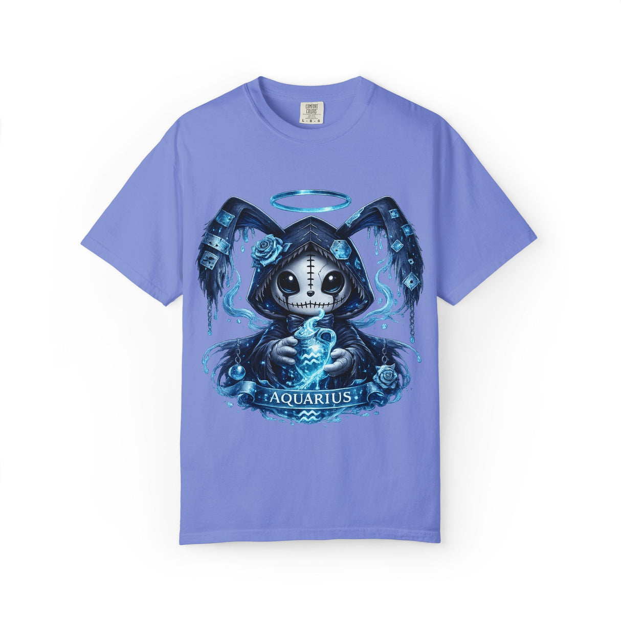 Aquarius Grim Reaper Zodiac shirt | T-Shirt