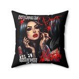 Every Masterpiece That I Paint Is A Masterpiece of My Mistakes - Colorful Skull Decor Pillow - 'Selfless: Make Your Life Extraordinary'