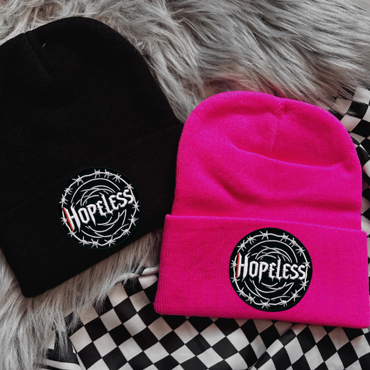 Hopeless Black or Neon Pink Beanie (Copy)