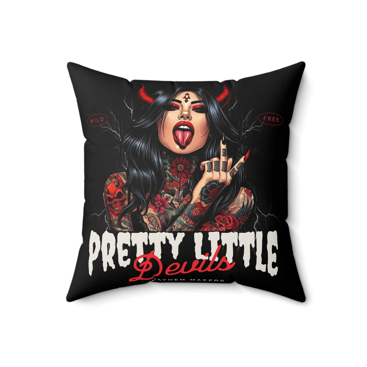 Pretty Little Devils Decor Pillow - 'Selfless: Make Your Life Extraordinary'