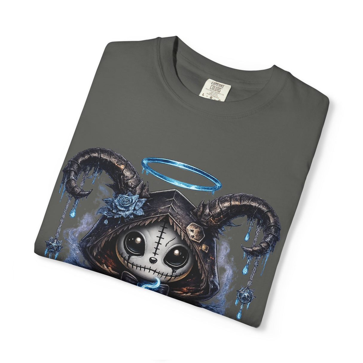 Capricorn Goat Skull Illustration T-shirt | Zodiac Astrology Shirt