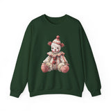 Vintage Rag Doll Clown Sweatshirt | Cute Sitting Clown Illustration