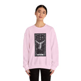 Tarot Angel Illustration Sweatshirt | Mystic Celestial Graphic Crewneck