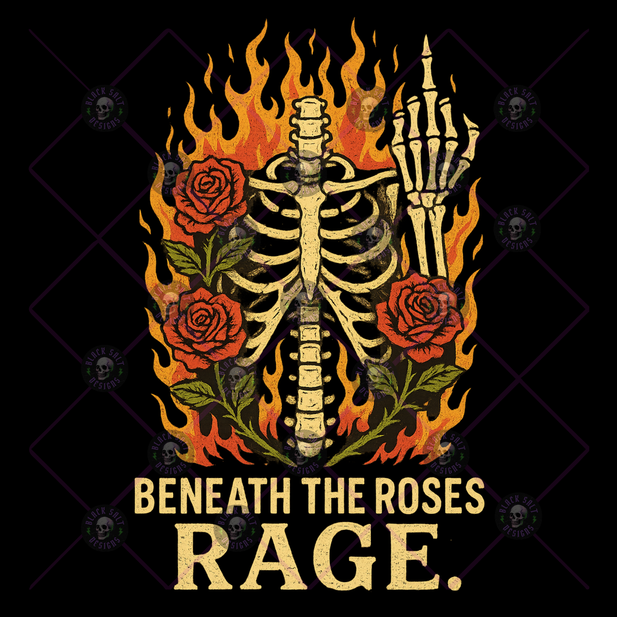 Beneath the Roses, Rage.  Zip UP, TShirt, Sweatshirt or Hoodie