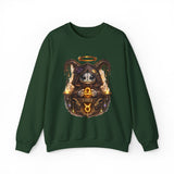 Libra Zodiac Sign | Cute Demon Bunny with Zodiac Symbols Sweatshirt | Astrology Pagan Goth