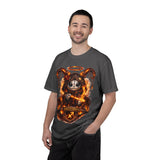 Fiery Sagittarius Skull Archer T-shirt | Zodiac Archer Graphic Tee