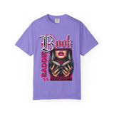 Baddie Book Graphic T-Shirt | Gothic Lip Art, Reading Girl Design