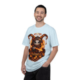 Fiery Sagittarius Skull Archer T-shirt | Zodiac Archer Graphic Tee