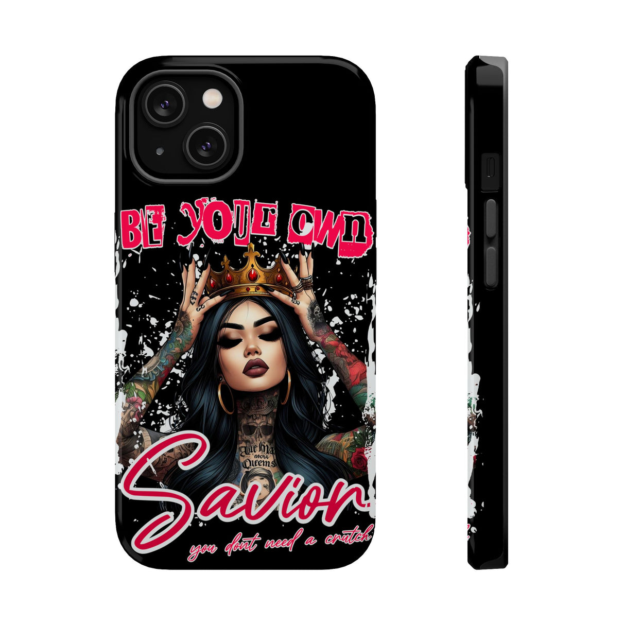 ***EXCLUSIVE***Be Your Own Savior, You Don't Need a Crutch -  Magnetic Tough Cases - Edgy Phone Protection for Bold Style