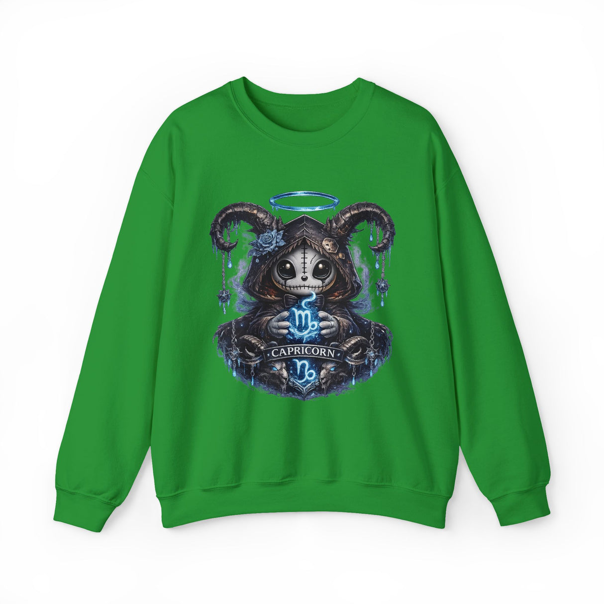 Capricorn Grim Reaper Zodiac sweatshirt | Cute Gothic Astrology Hoodie Alternative