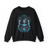 Cancer Zodiac Grim Reaper Illustration Sweatshirt | Astrology, Night Sky