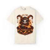 Fiery Sagittarius Skull Archer T-shirt | Zodiac Archer Graphic Tee