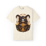 Libra Demon Cat zodiac scales T-Shirt | Astrology spooky occult tee