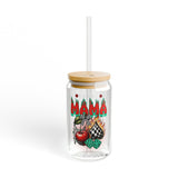 MAMA - SCRAPBOOK STYLE - Sipper Glass - 16oz with Tattoo-Inspired Design