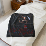 UNTAMED HEARTS - WEREWOLF & TATTED LADY - BOOK LOVERS Velveteen Plush Blanket