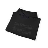 Not Friendly "Do Not Touch" Hoodie — Statement Graphic Hoodie
