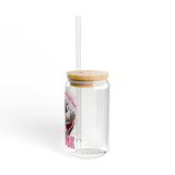 *EXCLUSIVE*I AM IN A GOOD PLACE, NOT MENTALLY BUT IN MY BOOK - Sipper Glass - 16oz with Tattoo-Inspired Design