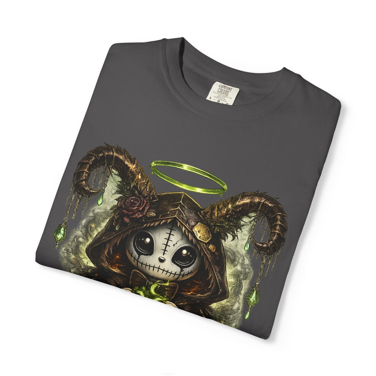Taurus Ram Headdress Skull T-shirt | Zodiac Astrology Graphic Tee