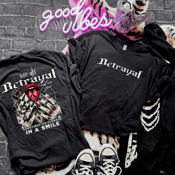 Not All Betrayal Comes With A Hiss - Sometimes It Is Cloaked in A Smile Mix & Match Sweatpant Set