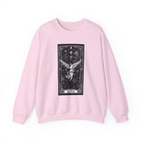 Tarot Angel Illustration Sweatshirt | Mystic Celestial Graphic Crewneck